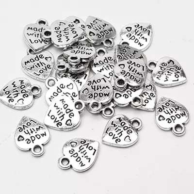 Подвеска Сердечко Hand made 1,5х1 см серебро