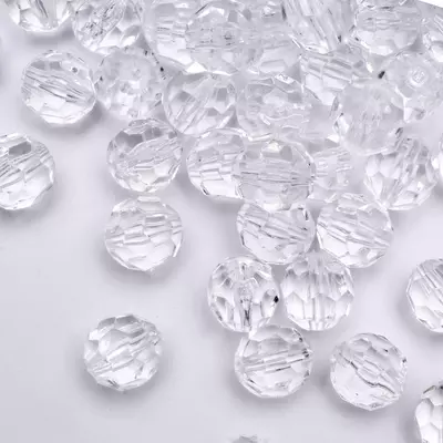 Акрилові намистини круглі Стеклярус 1,6 см