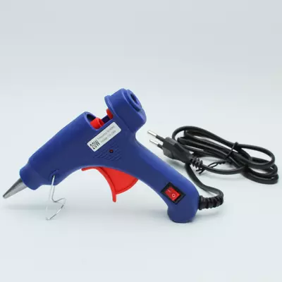 Клейовий пістолет для клею d=0,7 см,20W, маленький синій