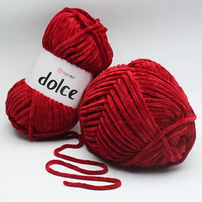 Плюшева пряжа YarnArt Dolce (Дольче) №752 винна 100 гр., 120 м