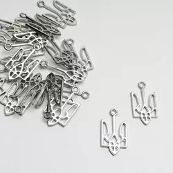 Підвіска Тризуб 2,3 см срібна