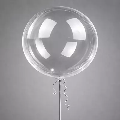 Повітряна куля Баблс Bubbles d=20 см (max надутий) супер прозорий