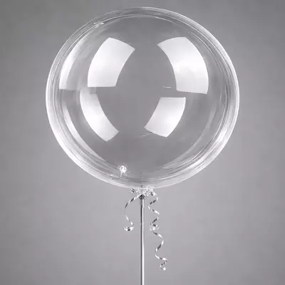 Повітряна куля Баблс Bubbles d=30 см (max надутий) супер прозорий