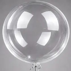 Повітряна куля Баблс Bubbles d=90 см (max надутий) супер прозорий
