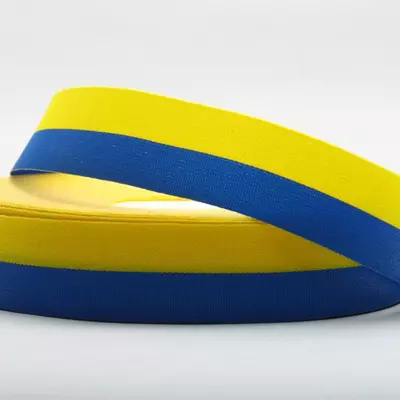Стрічка репсова 2 см український прапор