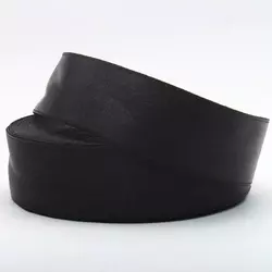 Лента атласная 2,5 см черная