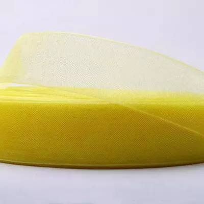 Стрічка з органзи 2 см жовта
