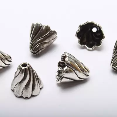 Кінцевик Конус тюльпан 1,3 х 1,3 см, колір Срібло