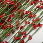Гілочки верби на дроті з бруньками