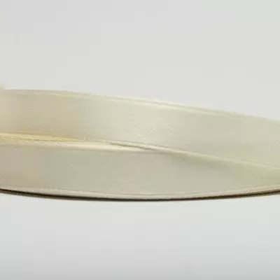 Лента атласная 0,9 см светлый айвори