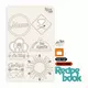 Чіпборд для скрапбукінгу 12,6х20 см Recipe book 1 білий картон 
