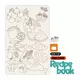 Чіпборд для скрапбукінгу 12,6х20 см Recipe book 4 білий картон 