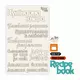 Чіпборд для скрапбукінгу 12,6х20 см Recipe book 5 білий картон 