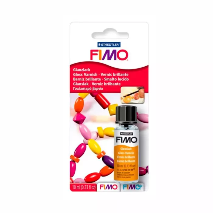 Лак для полімерної глини на водній основі Fimo 10 мл глянсовий 