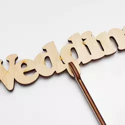 Топпер Wedding 14х17 см