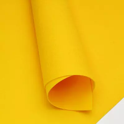 Фетр жорсткий Корейський Luxe 1,2 мм 20х30 см темно-жовтий №13