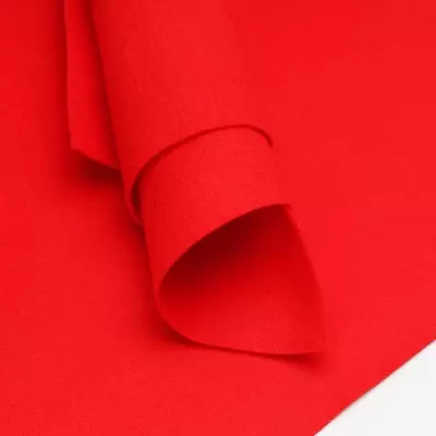 Фетр м'який Корейський Luxe 1,2 мм 20х30 см червоний №12