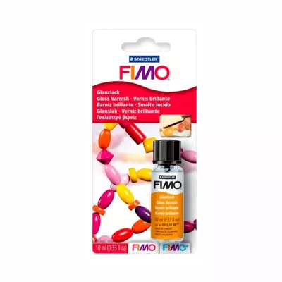 Лак для полімерної глини на водній основі Fimo 10 мл глянсовий