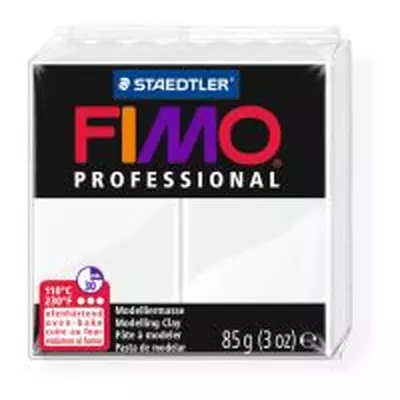 Полімерна глина Fimo Professional 85 г біла