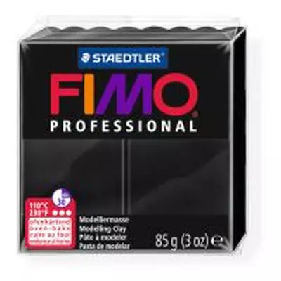 Полімерна глина Fimo Professional 85 г чорна