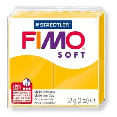 Полімерна глина Fimo Soft 57 г жовта