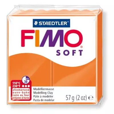 Полімерна глина Fimo Soft 57 г помаранчева