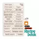Чіпборд для скрапбукінгу 12,6х20 см Recipe book 6 білий картон 