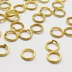 Кільця сполучні одинарні d=8 мм, 1,2 мм, золото