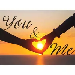 Алмазна вишивка на підрамнику You and me 30х40 див.
