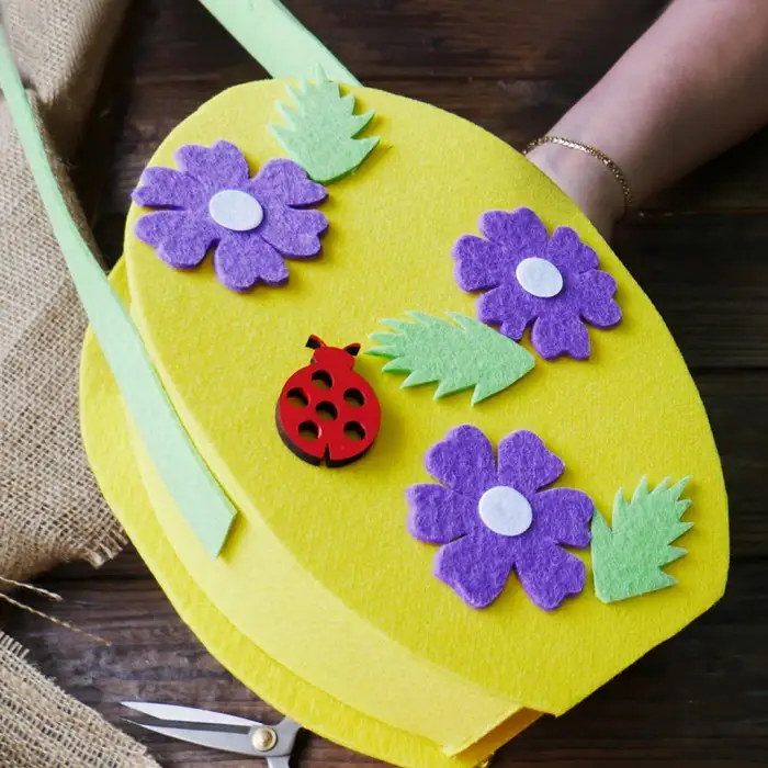 DIY МК Пасхальная Сумочка / Пасхальные Поделки Из Фетра.