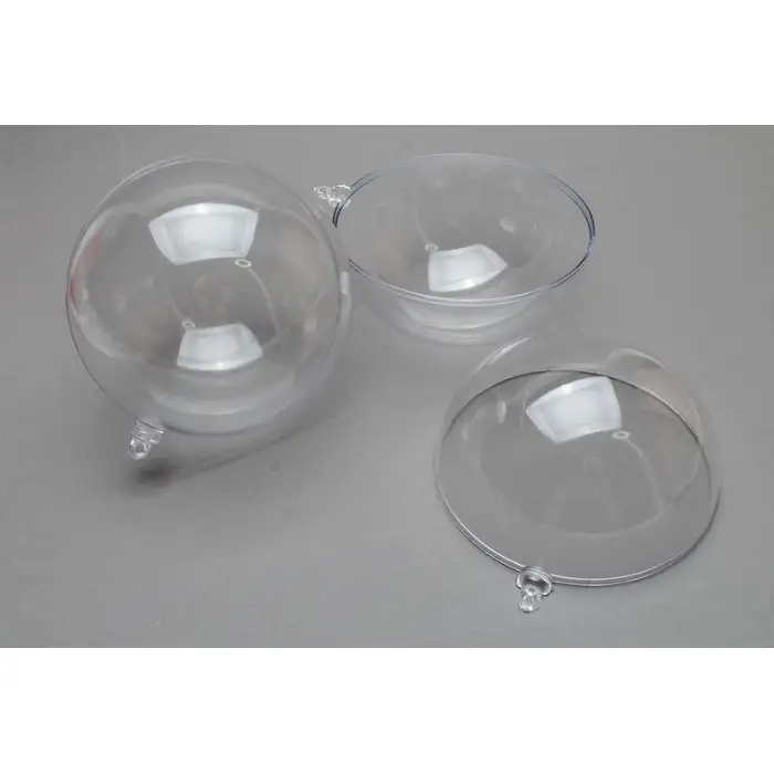 Шар пластиковый плотный Прозрачный d=10 см купить по цене в магазине ...